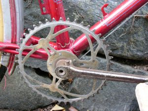 Pédalier Triple 52/42/32 Pour Vélo De Route Vintage - Aluminium Carré Argenté